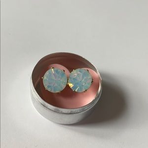 Jojo Loves You Opal Bling Studs - Swarovski